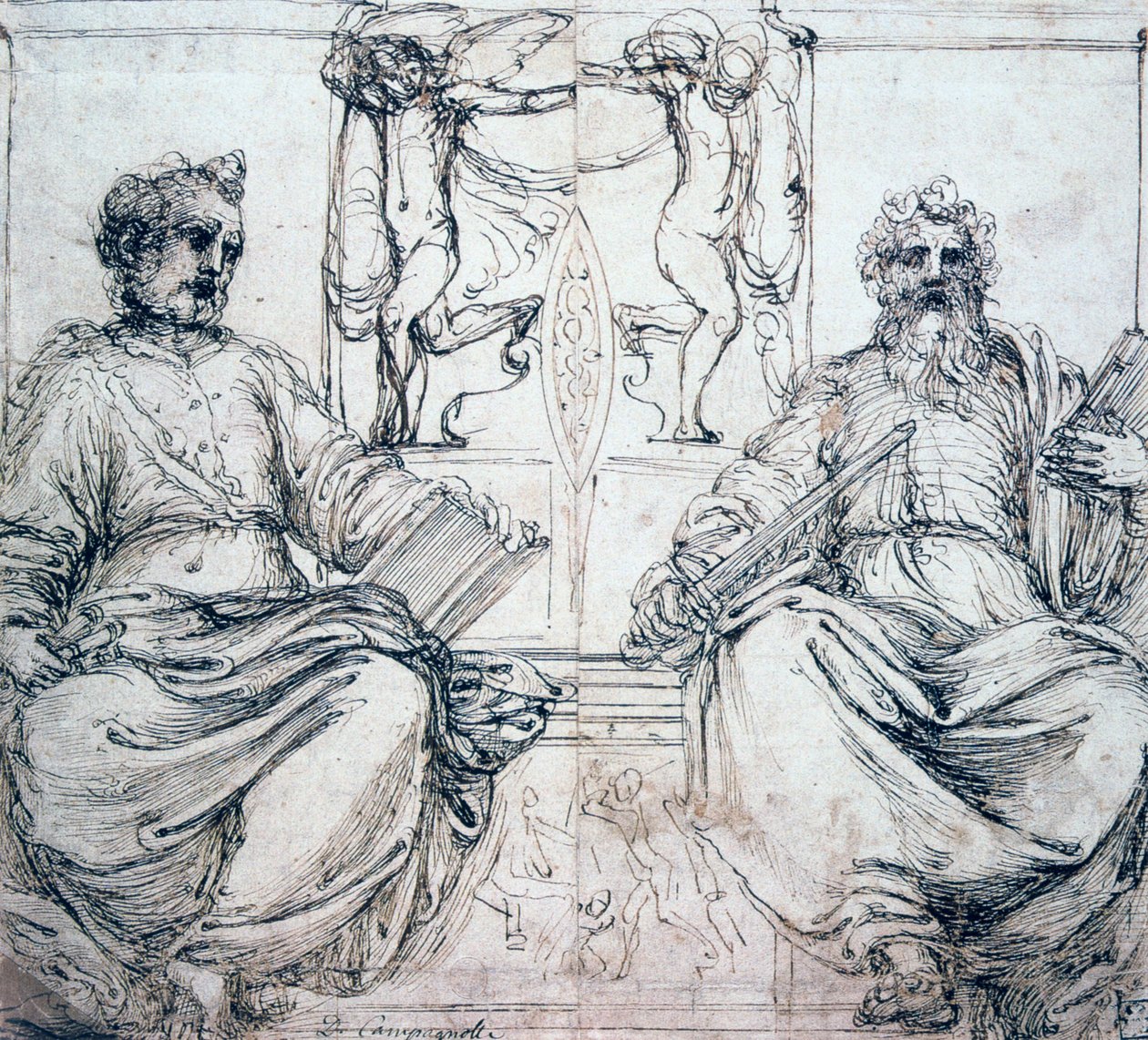 St Pierre och St Paul, 1500-talet. av Perino del Vaga