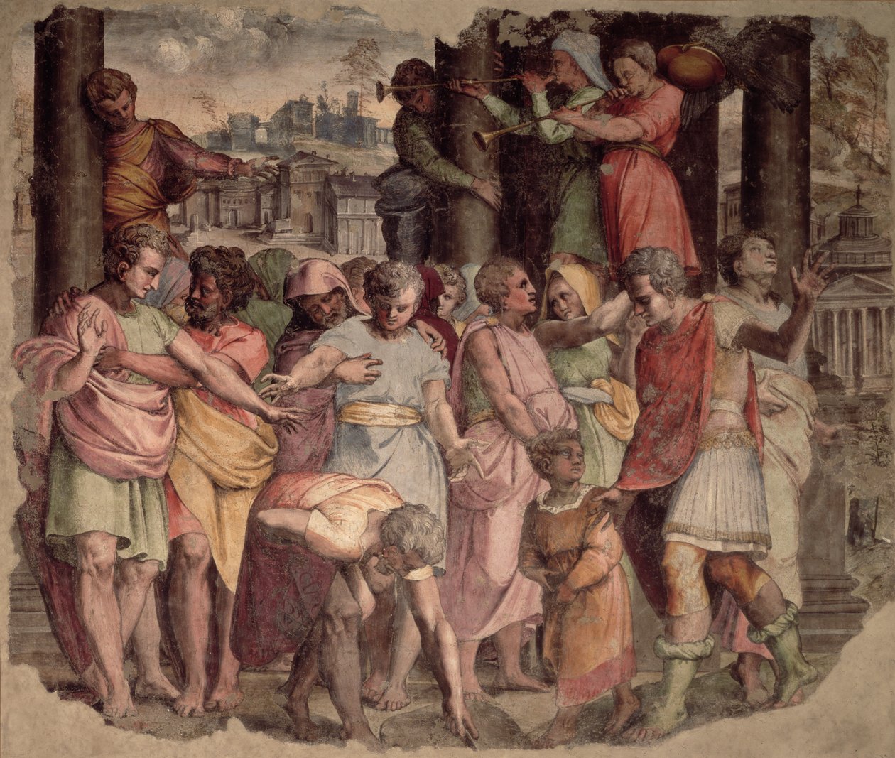 Tarquinius den stolta grundaren av Jupitertemplet på Capitol Hill, omkring 1525. av Perino del Vaga
