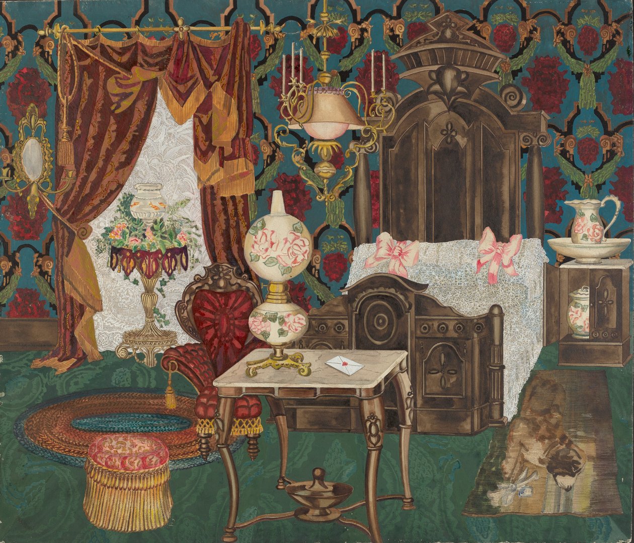 Sovrum, 1882, 19351942. av Perkins Harnly