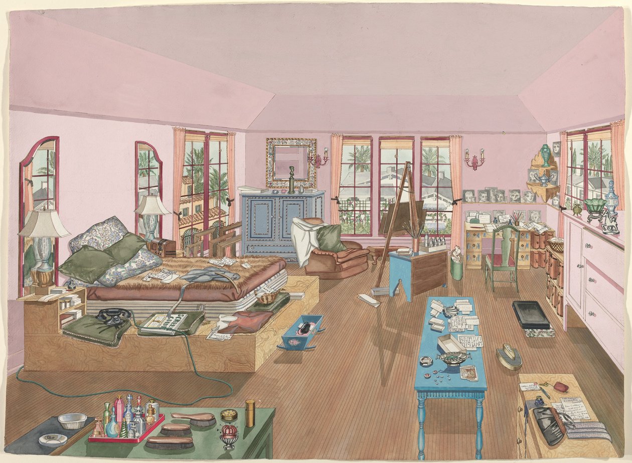 Sovrum, 1940 av Perkins Harnly