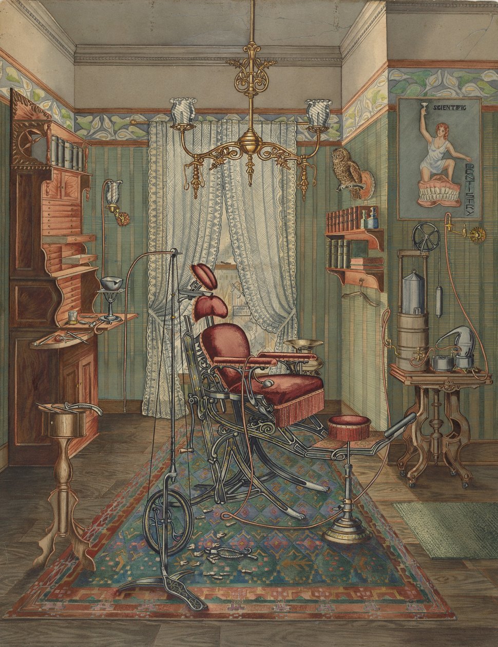 Tandläkarens operationssal, 19351942. av Perkins Harnly