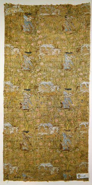 Gobeläng som visar en jaktscen, Safaviddynastin (textil) av Persian School