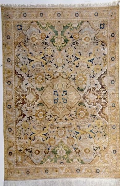 Matta från Kashan eller Isfahan (silke) av Persian School
