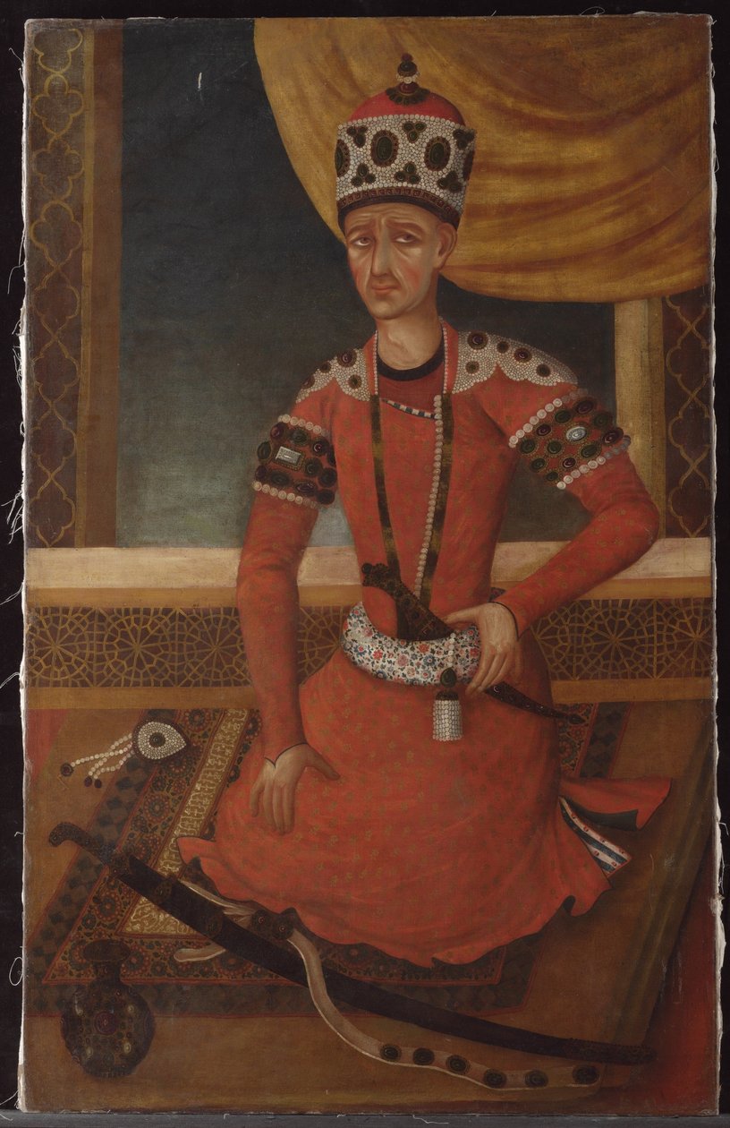 Aja Muhammad Khan Qajar, ca 1820 av Persian School