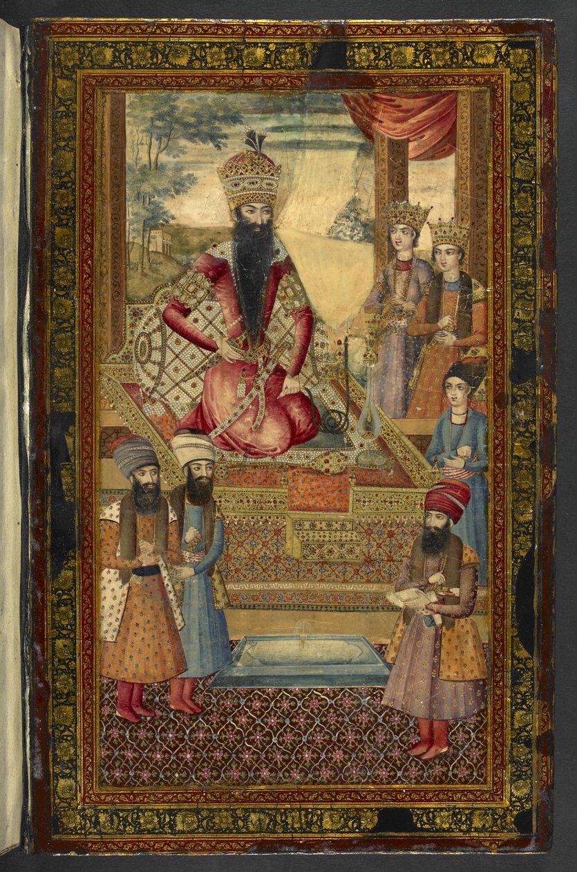 IO Islamic 3558 Porträtt av Fath-Ali Shah Qajar, 