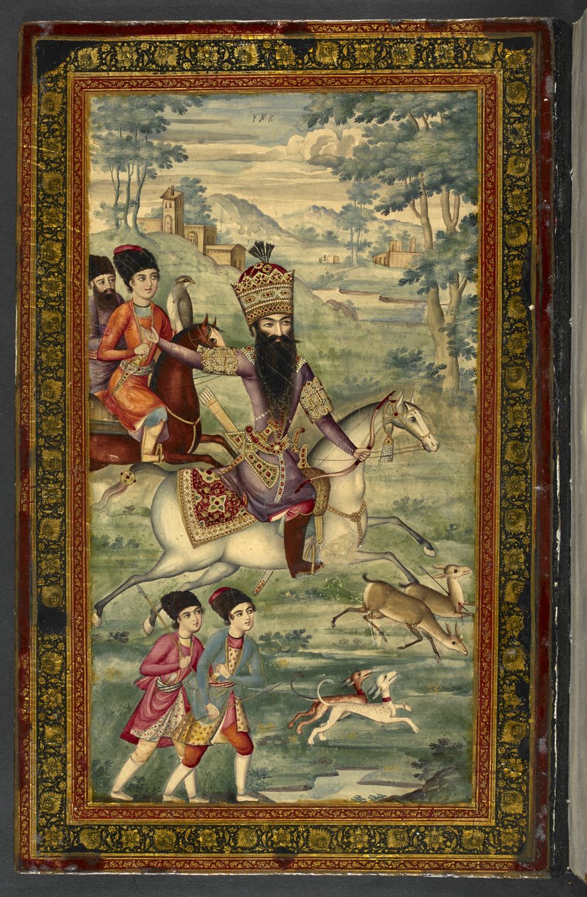 IO Islamic 3558 Porträtt av Fath-Ali Shah Qajar, 