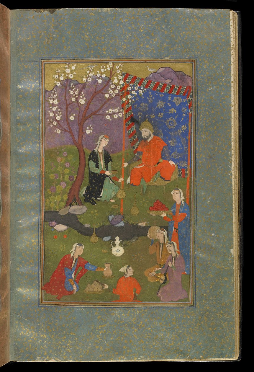 Jamshid i Khurshid, ca 1600 av Persian School