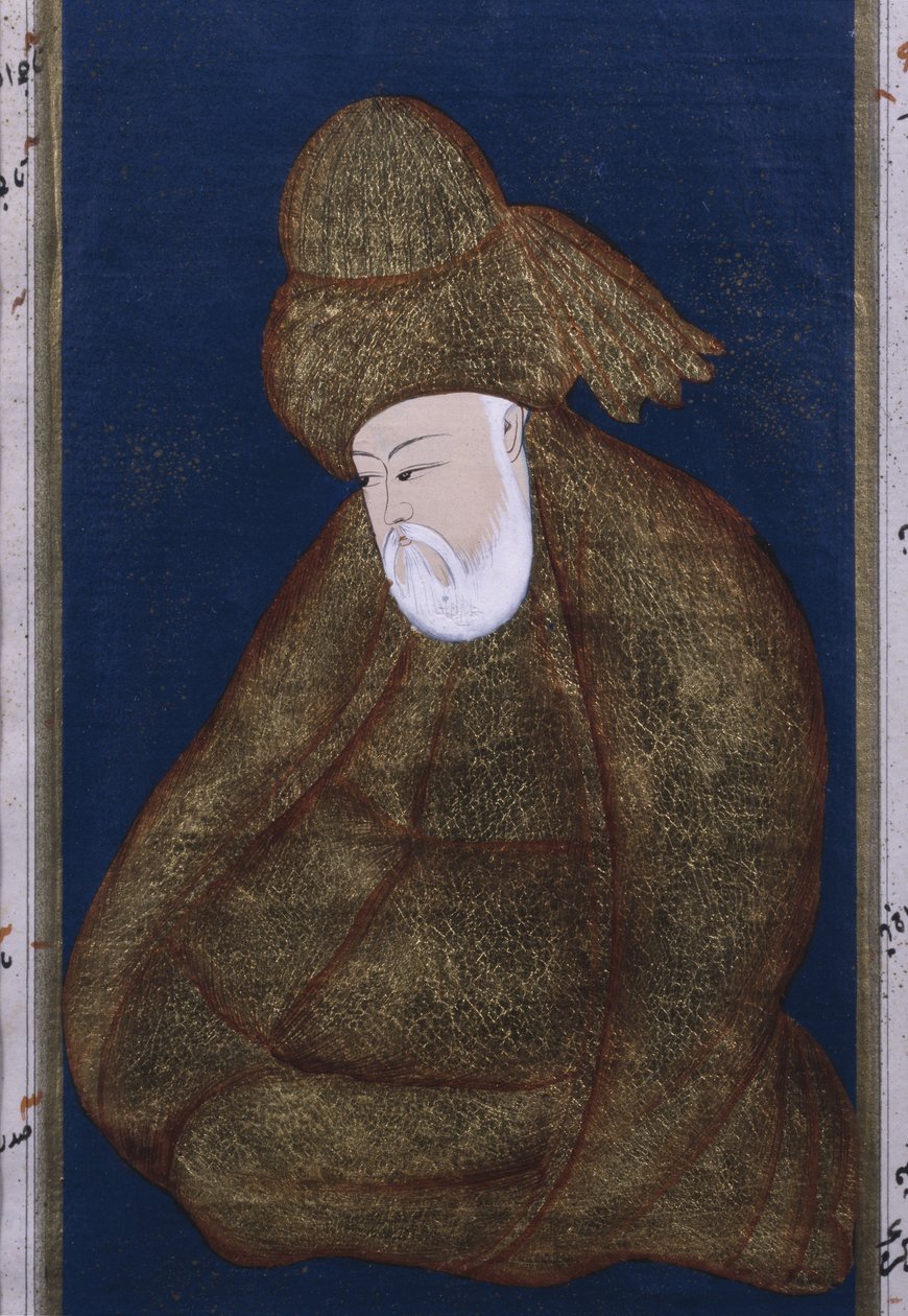 Omar Khayyam (guld på papper) av Persian School