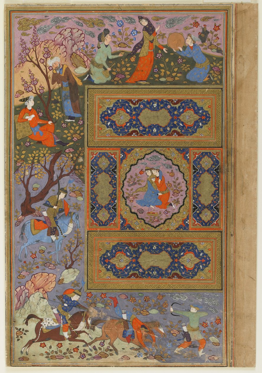 Par älskare, ca 1590-1610 av Persian School