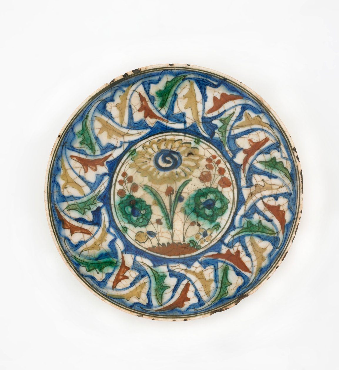 Plåt, Iran, Safavidperiod, sent 1500-tidigt 1600-tal (keramik) av Persian School