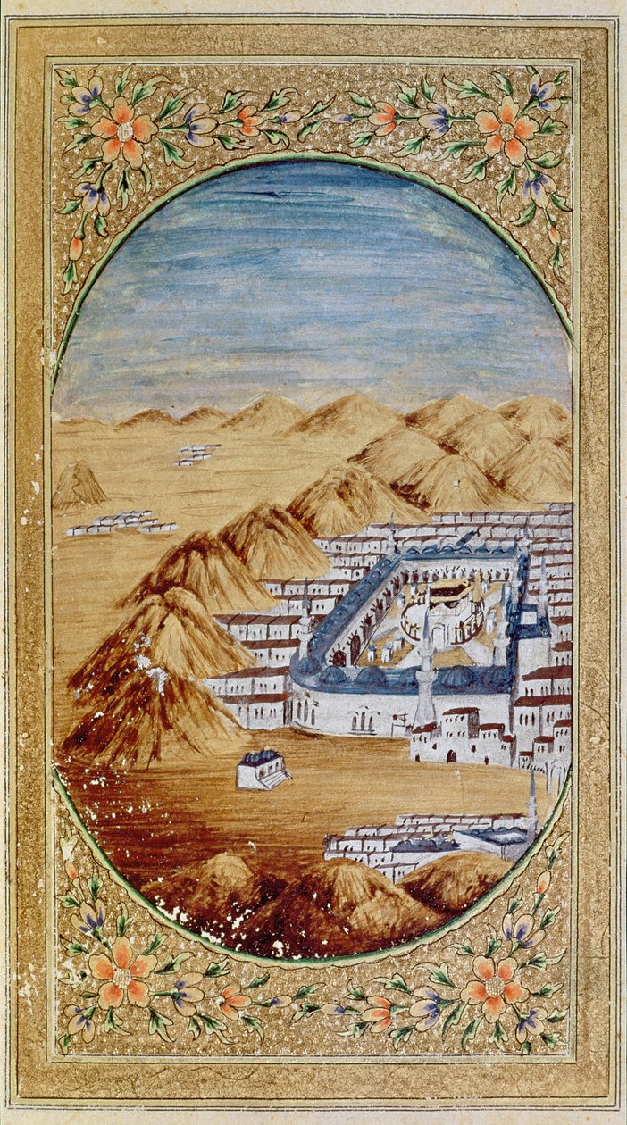 Tillägg Persan 1389 fol.39 Profetens grav i Medina av Persian School