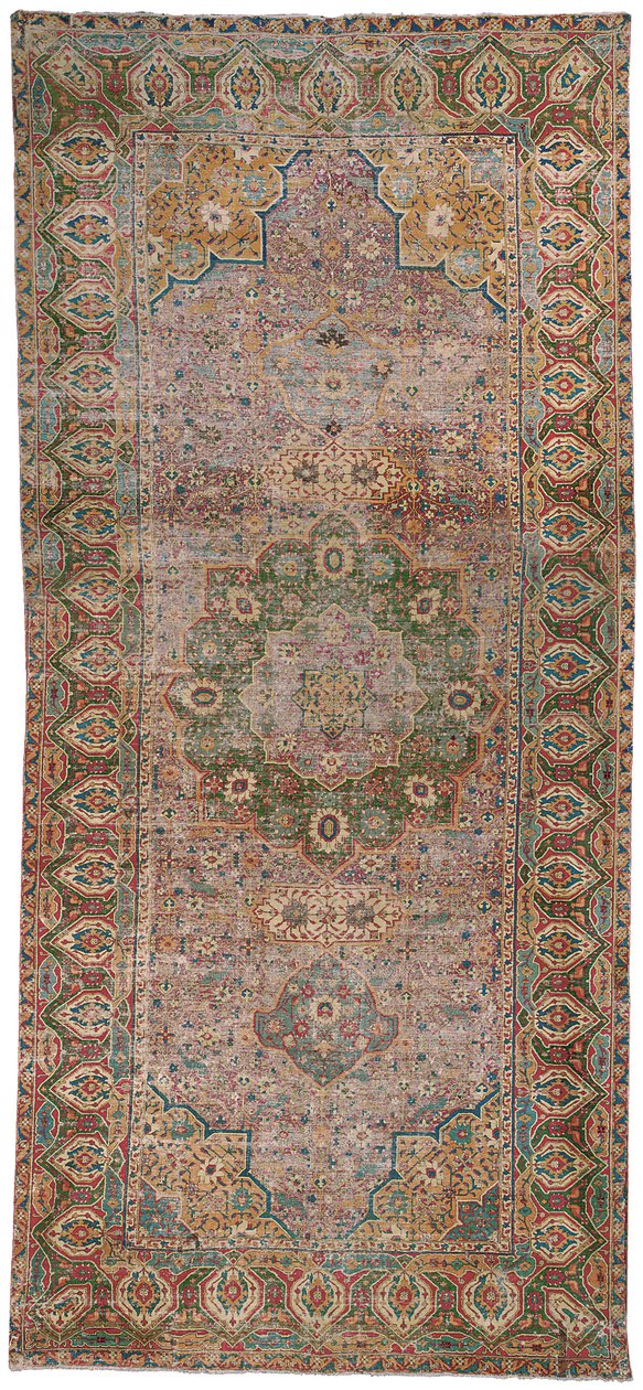 Tabriz medaljongmatta, nordvästra Persien, mitten av 1500-talet av Persian School