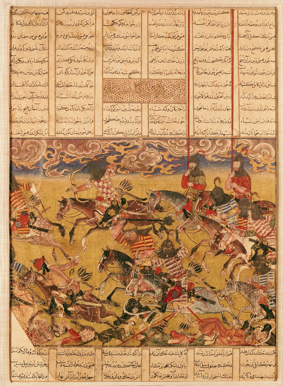 The Charge of the Cavaliers of Faramouz, illustration från 