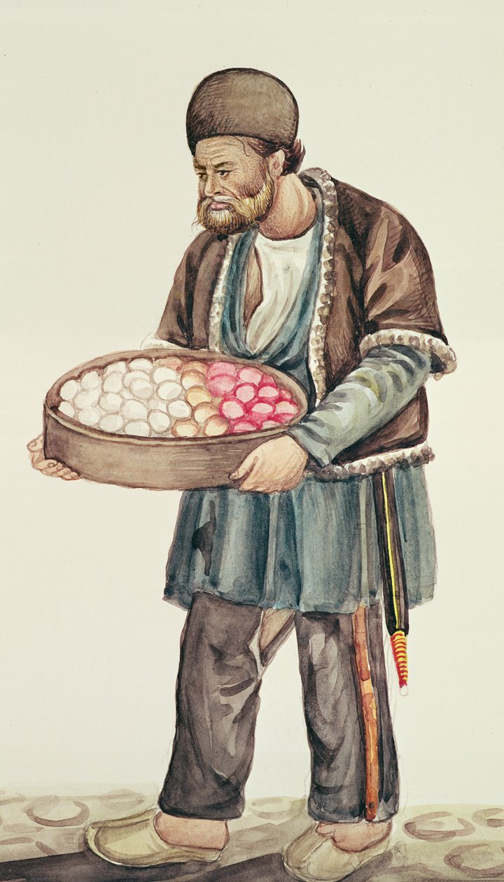 Äggsäljaren (wc på papper) av Persian School