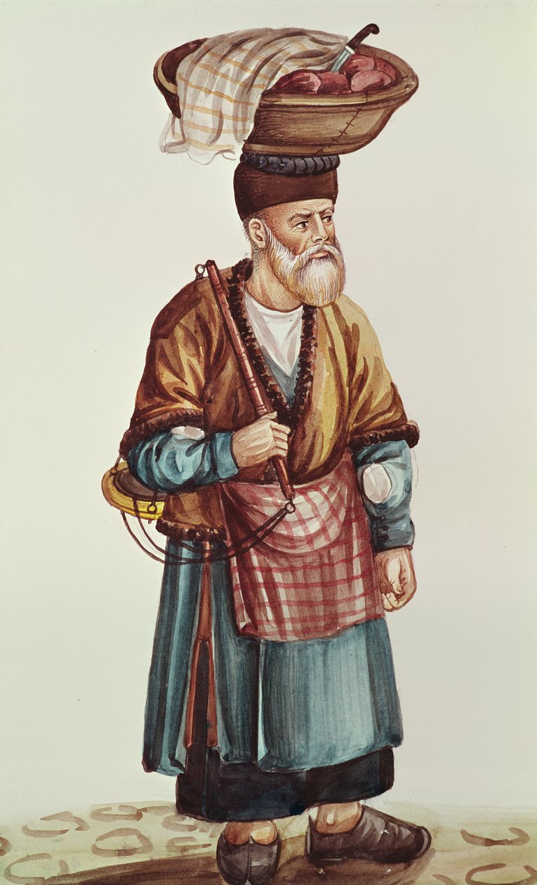 Gatuförsäljaren (wc på papper) av Persian School