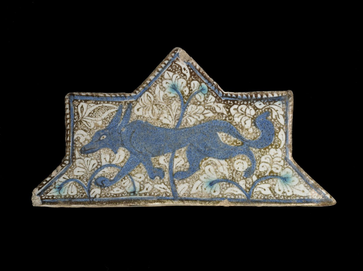 Kakel, Iran, Il-Khanid-dynastin, sent 1200-tidigt 1300-tal (keramik) av Persian School