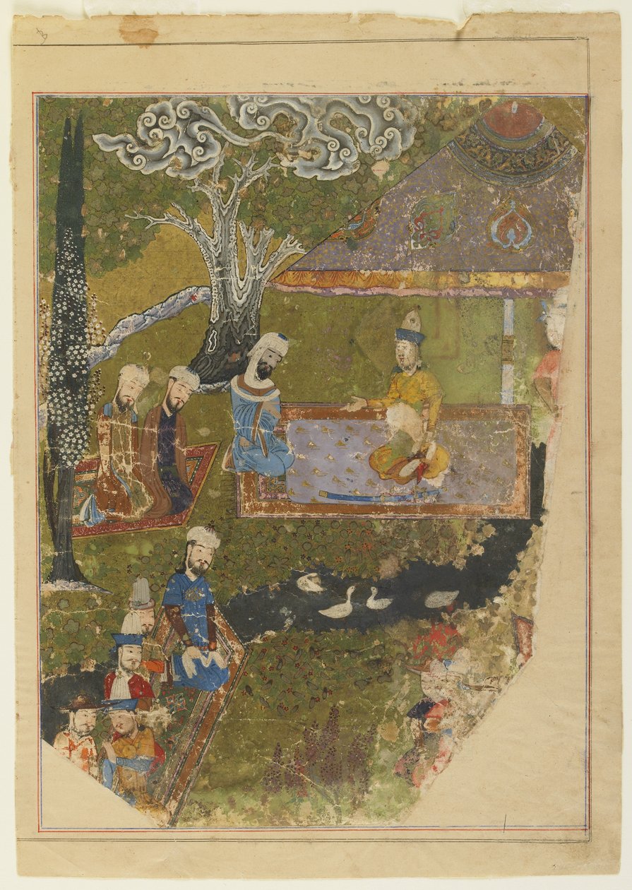 Timur ger en audiens med anledning av sin trontillträde i Balkh, 1436 av Persian School