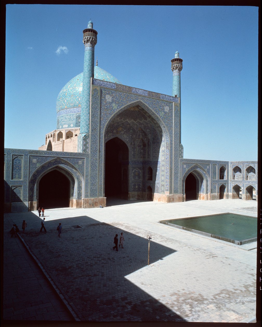 Utsikt över den kungliga moskén av Persian School