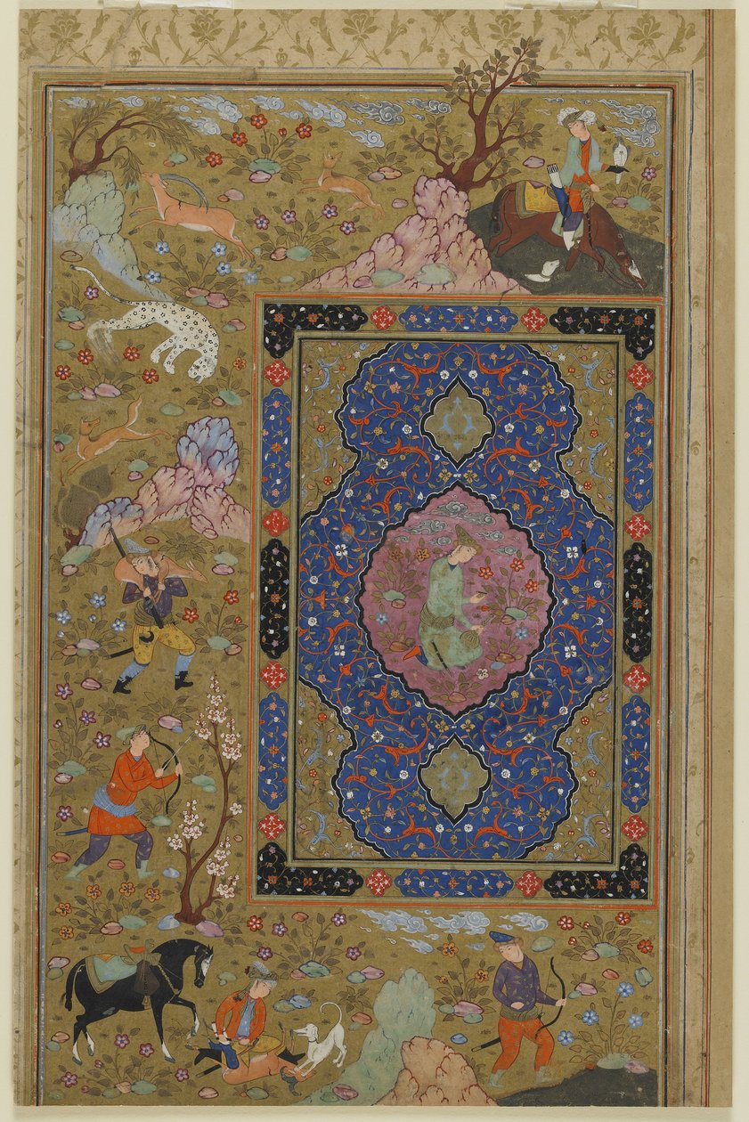 Ung man, ca 1590-1610 av Persian School