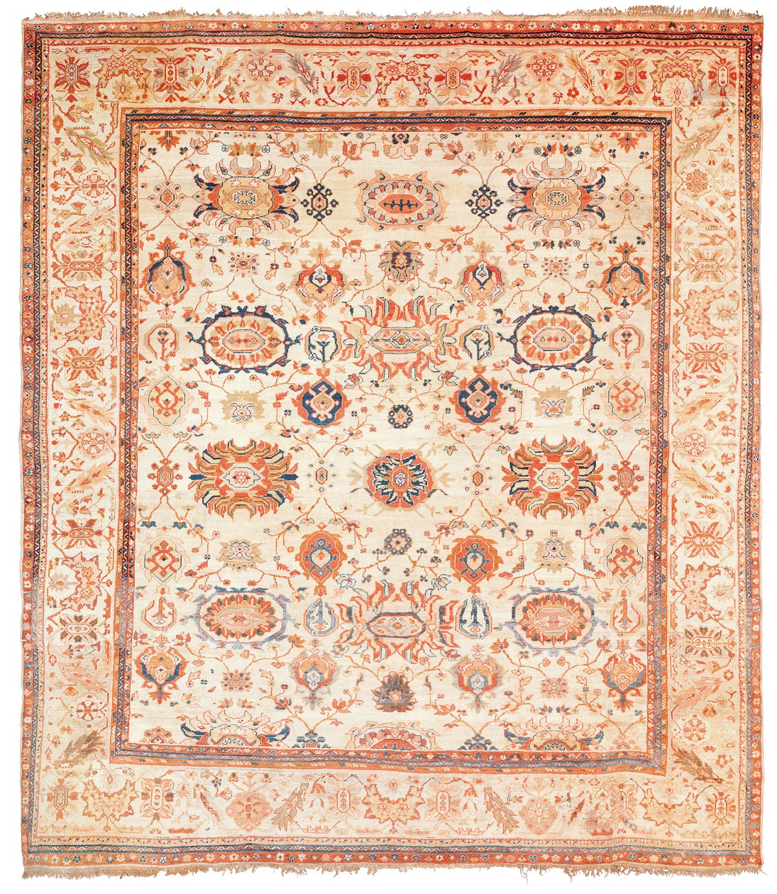 Ziegler-mattan, Sultanabad-distriktet, Västpersien, ca 1880 av Persian School