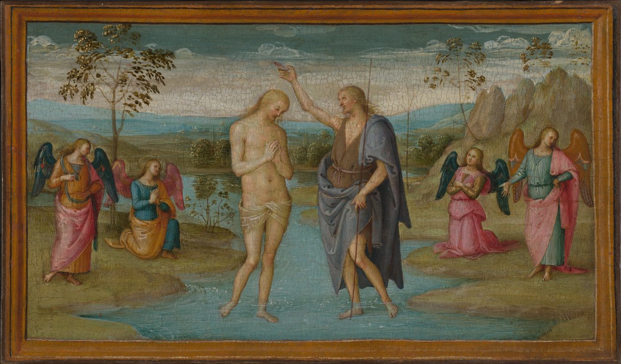 Kristi dop av Perugino
