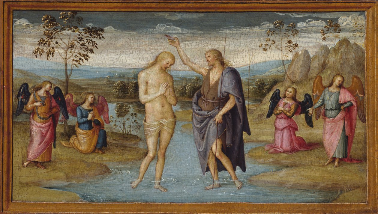 Kristi dop, 150005. av Perugino