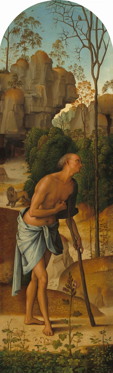 Korsfästelsen med Jungfrun, Sankt Johannes, Sankt Hieronymus och Sankta Maria Magdalena..., ca. 14821485 av Perugino