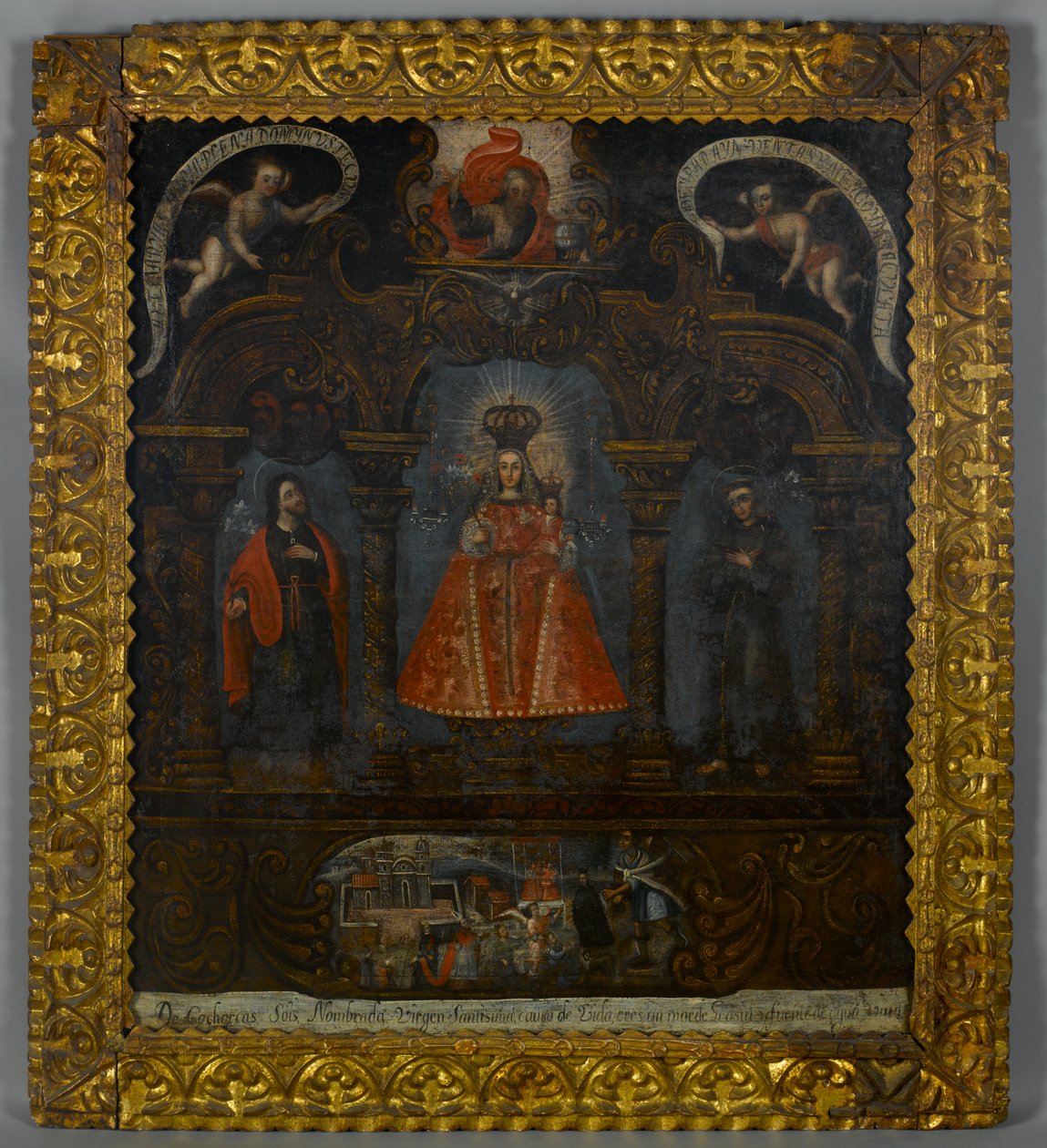 Our Lady of Cocharcas på altaret, Arequipa av Peruvian School