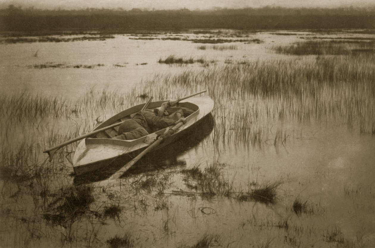 Gunner Waking up the Fowl, Life and Landscape on the Norfolk Broads, ca 1886 av Peter Emerson und Thomas Goodall