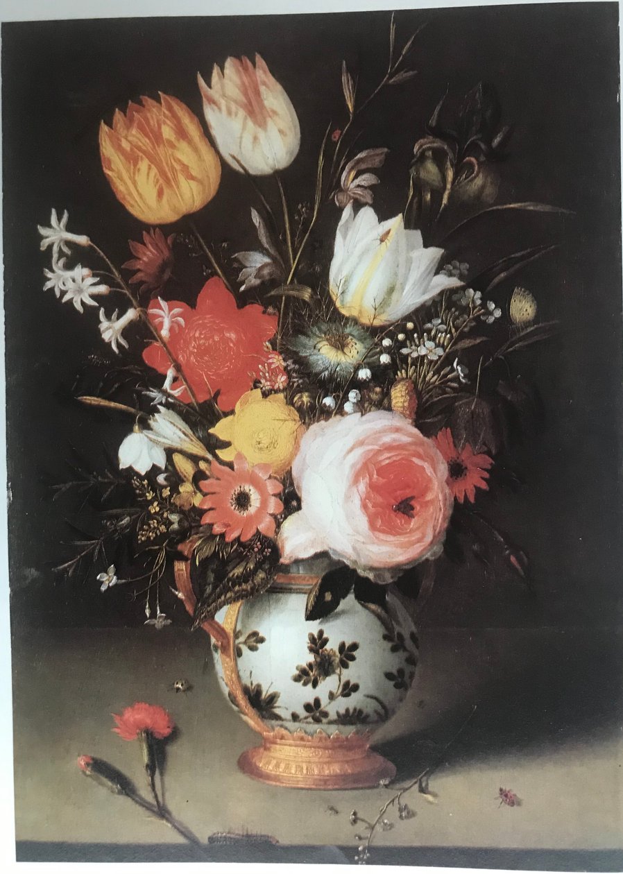 Blommor i en Wan-Li vas av Peter Binoit