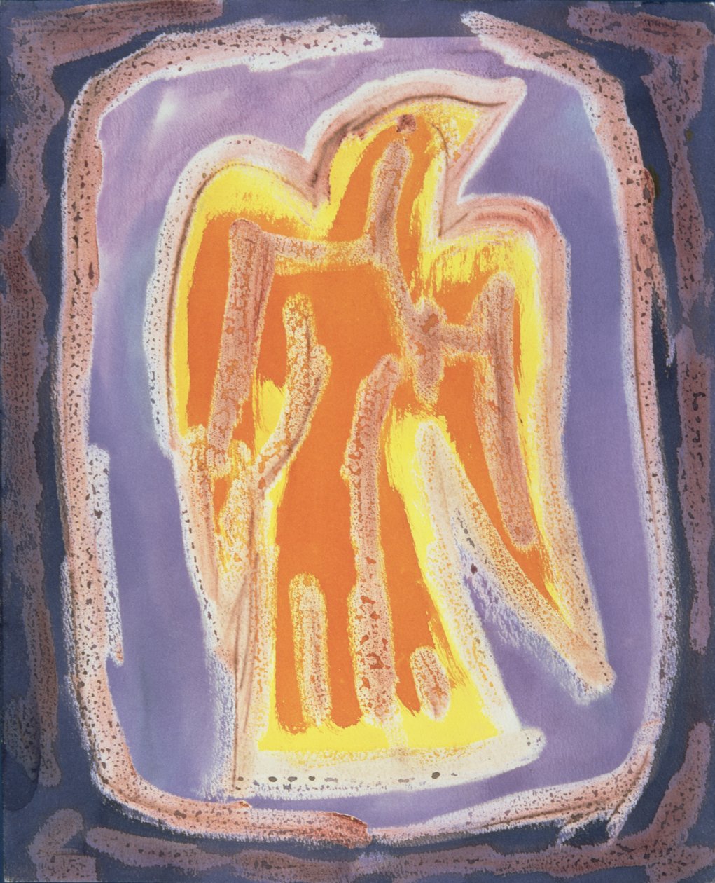 Bifogat formulär, 1990 (blandmaterial på papper) av Peter Davidson