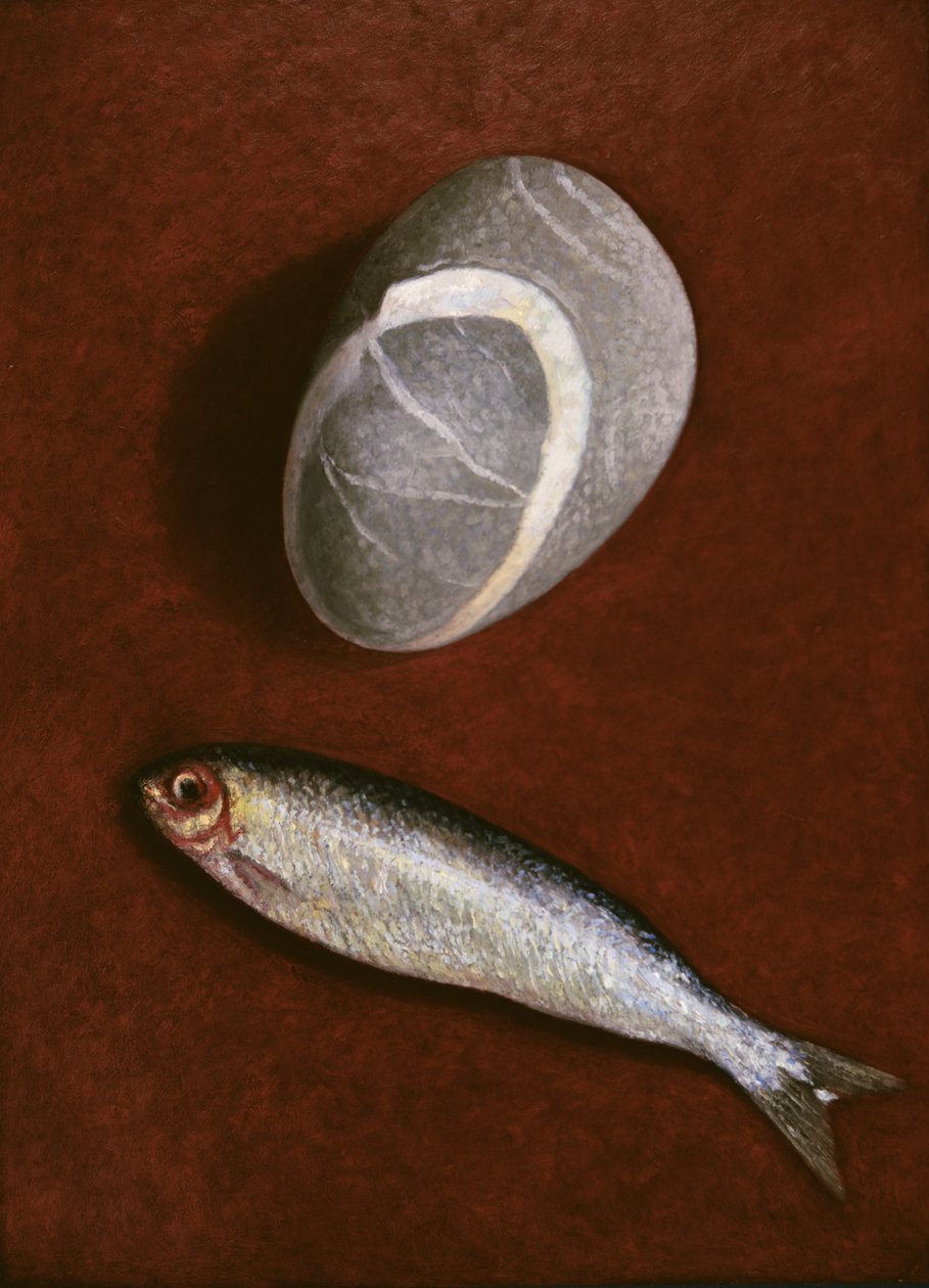 Fish and Rock Form, 1997 av Peter Davidson