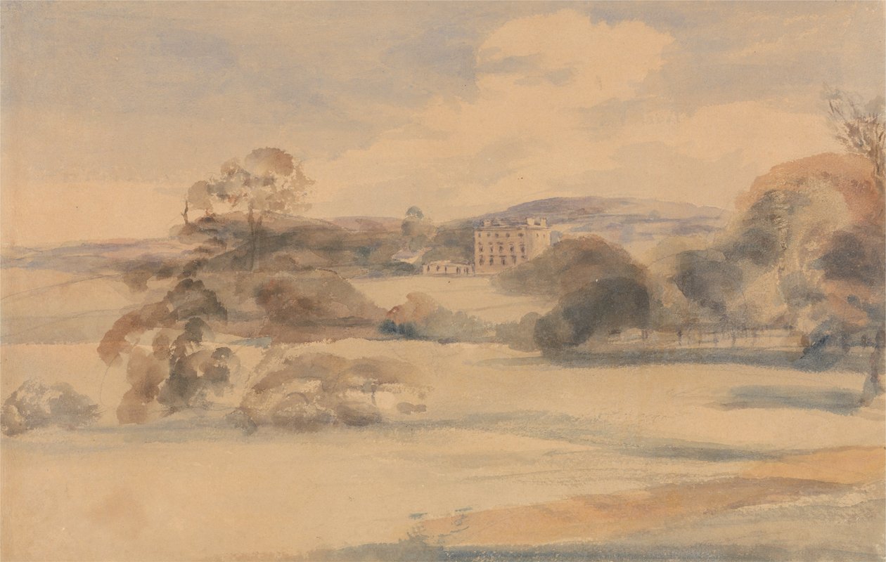 Landscape with Country House av Peter de Wint