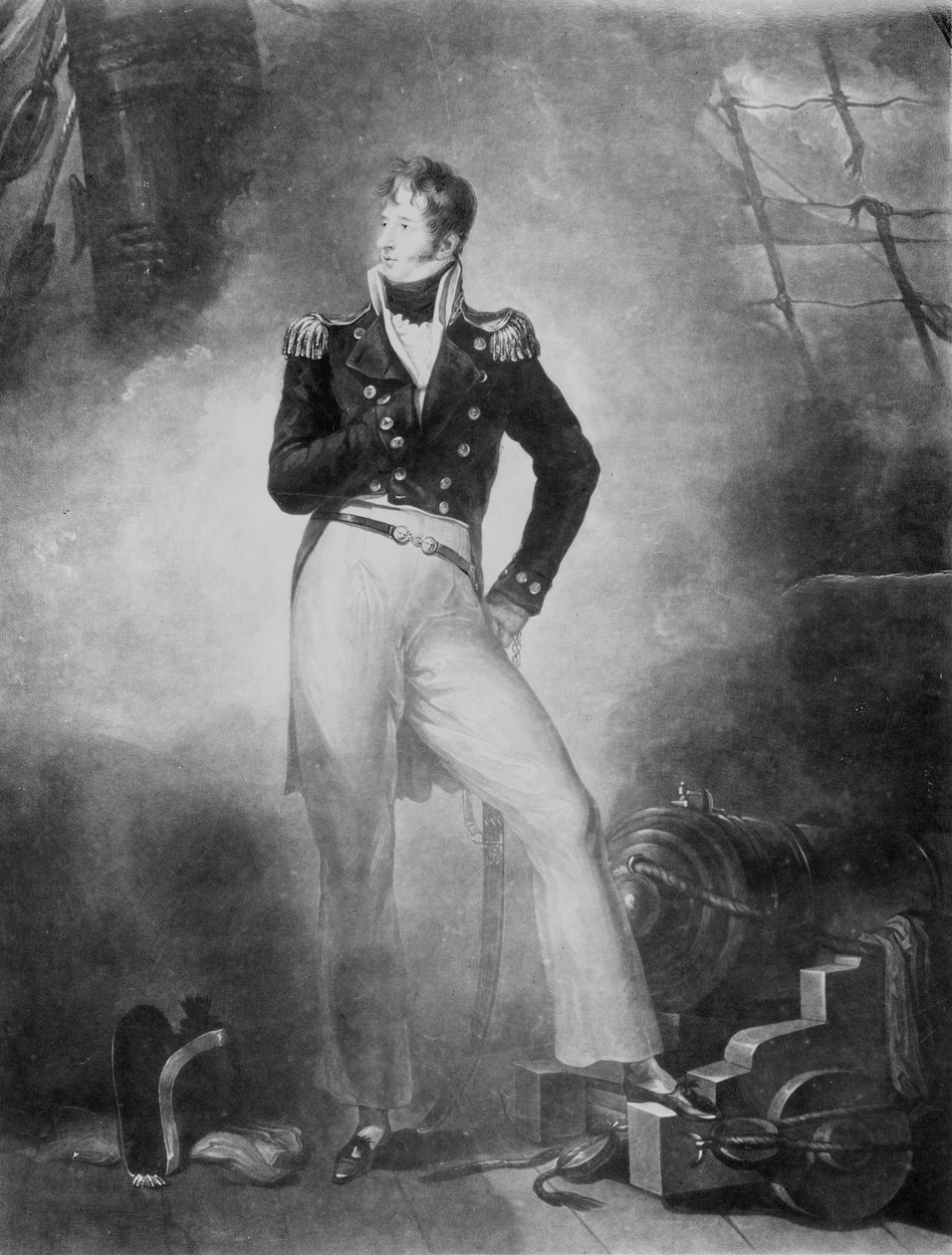 Admiral Thomas Cochrane, 10th Earl o Dundonald, na vaneina e Charles Turner, 1809 (mezzotint) swed av Peter Eduard Stroehling