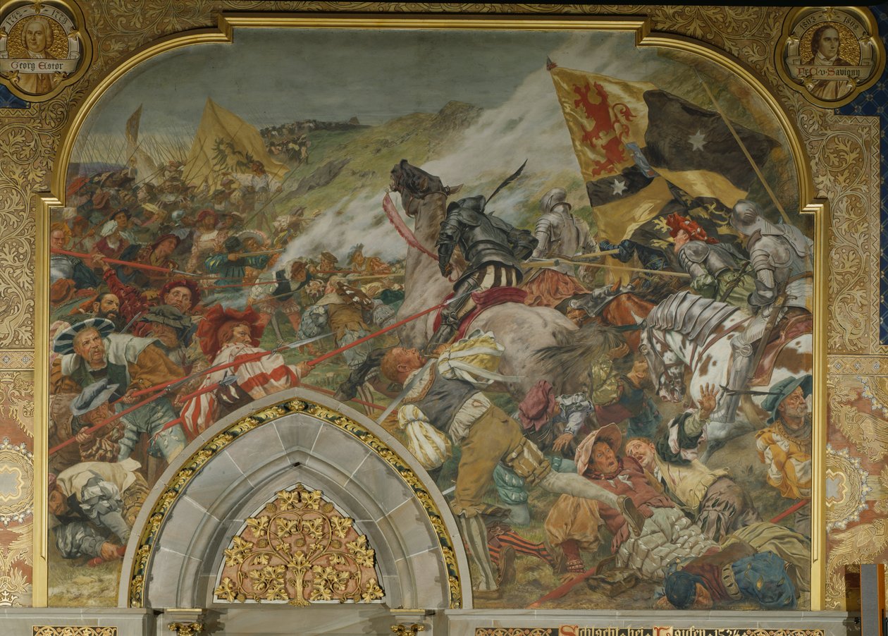 Slaget vid Lauffen 1534, 1903 av Peter Johann Theodor Janssen