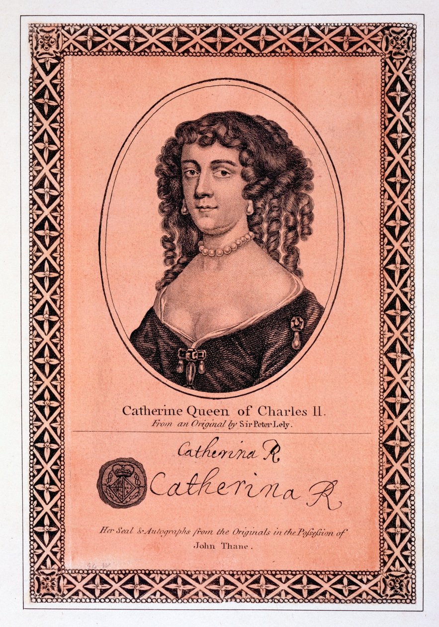 Katarina av Braganza, drottning av Karl II av Peter Lely