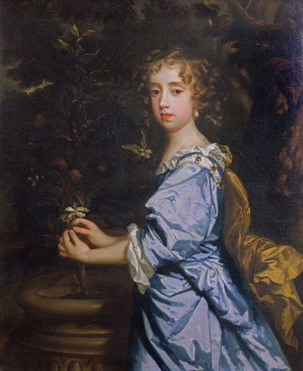 Isabella Dormer, 8 år, senare grevinna av Mountrath av Peter Lely