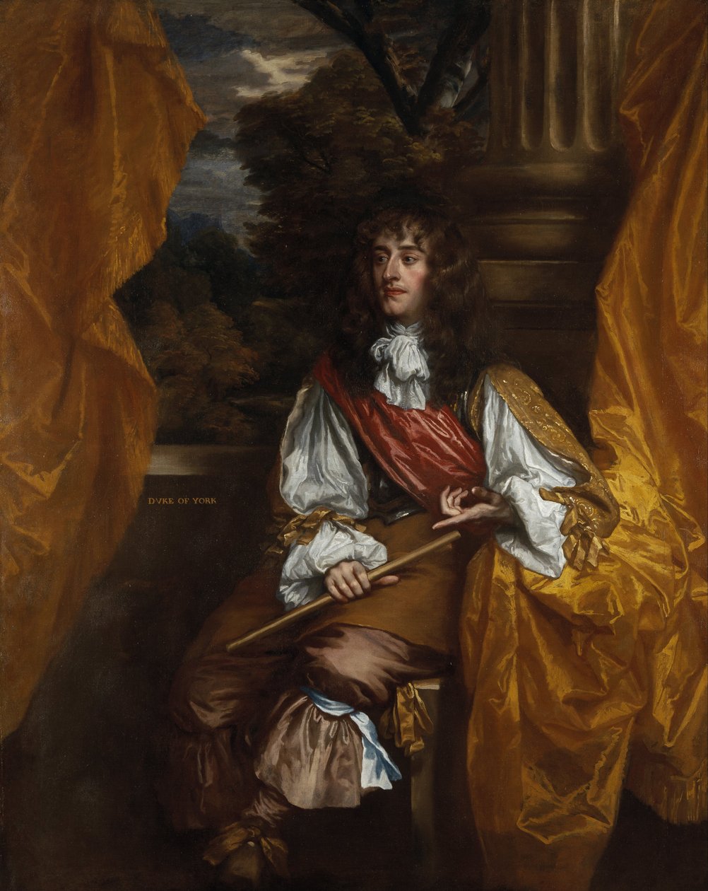 James VII and II, when Duke of York, 1633 – 1701 av Peter Lely