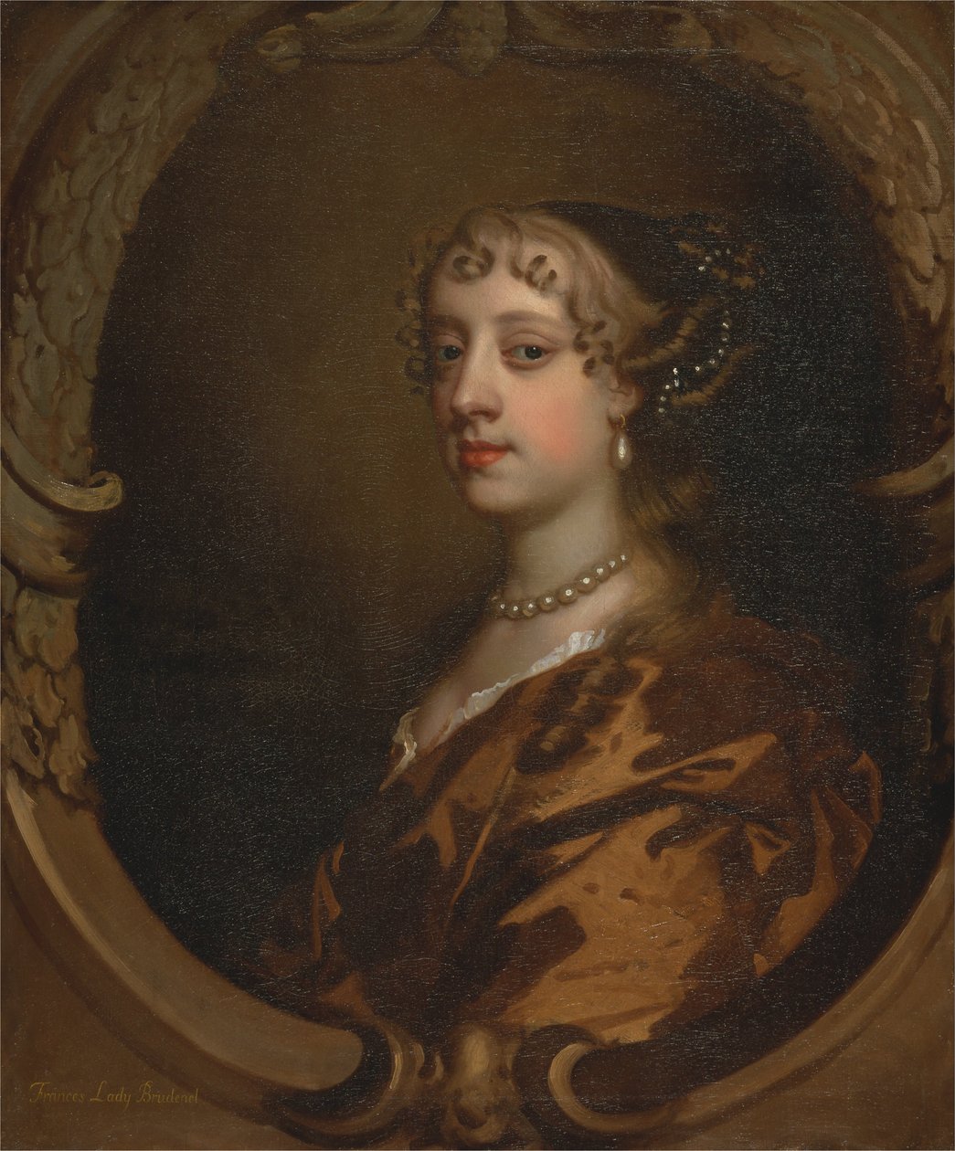 Lady Frances Savile, Later Lady Brudenell av Peter Lely