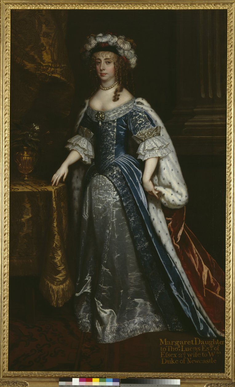 Margaret Lucas, hertiginna av Newcastle, ca 1665 av Peter Lely