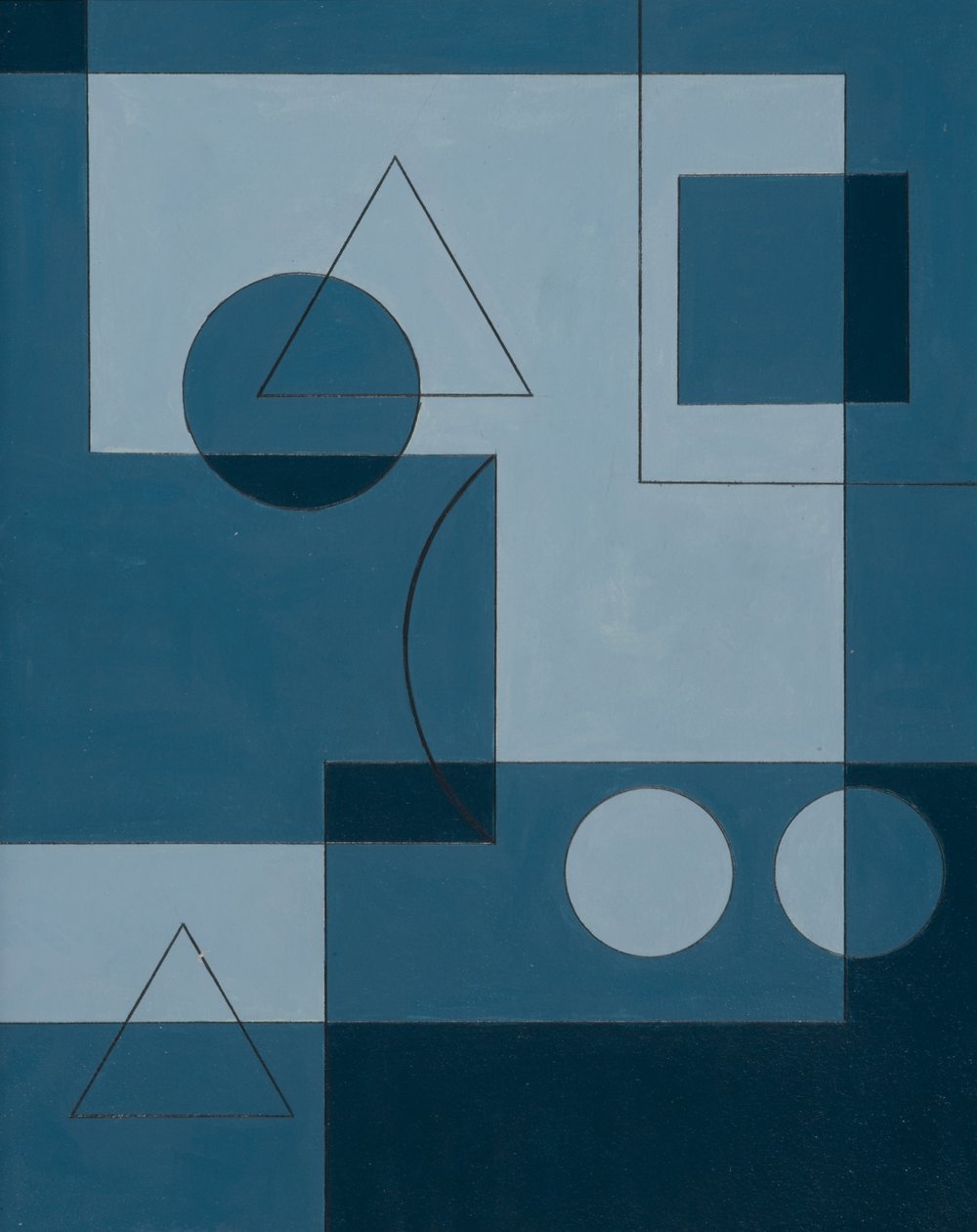 Axiom, 2007 (akryl ombord) av Peter McClure