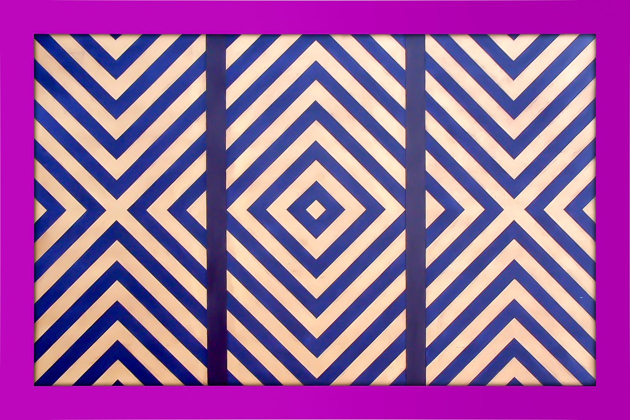 DIAGONAL TRIPTYCH FÖRBÄTTRAD 2018 av Peter McClure