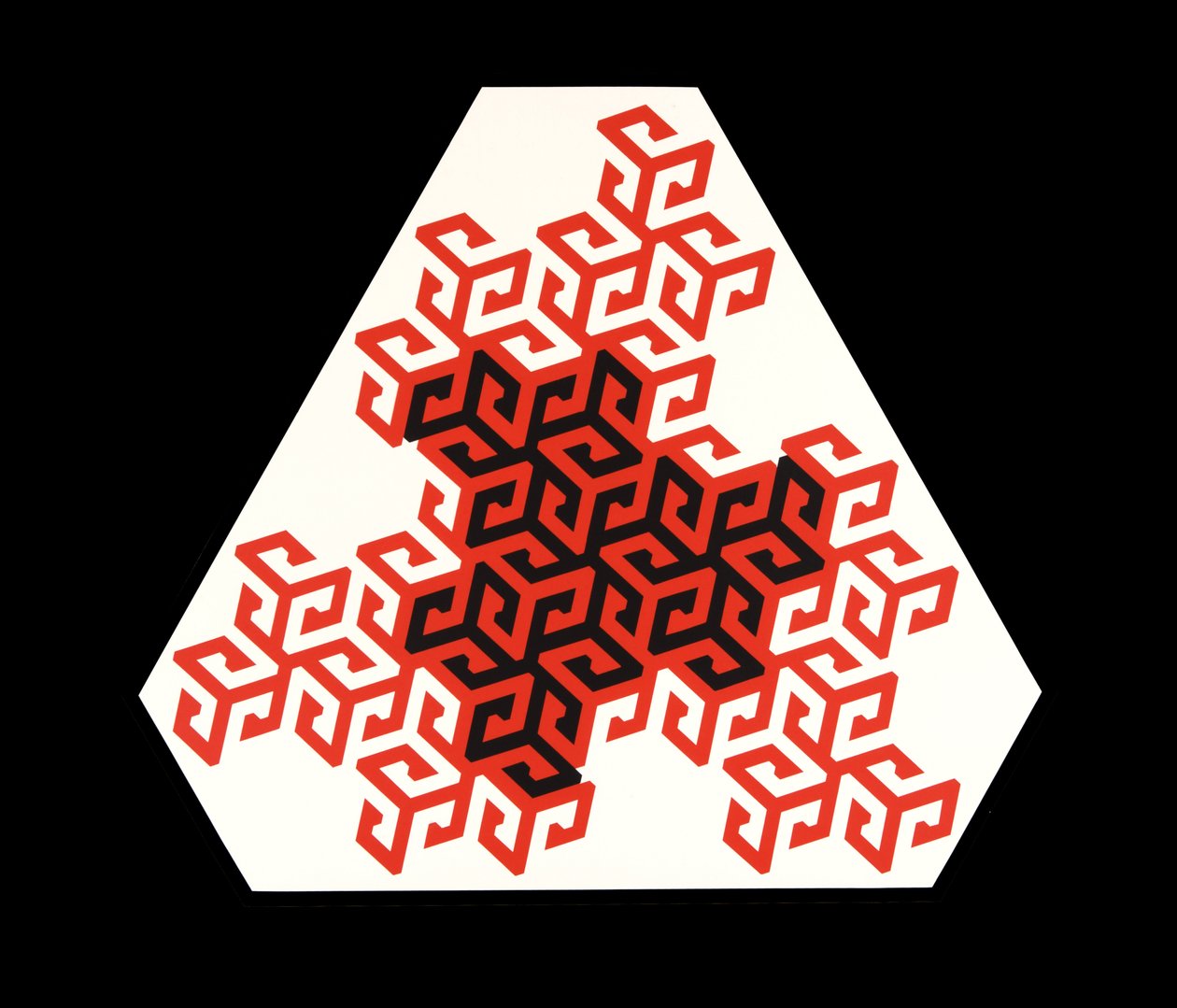 Mandala, 1986 (original serigrafi) av Peter McClure