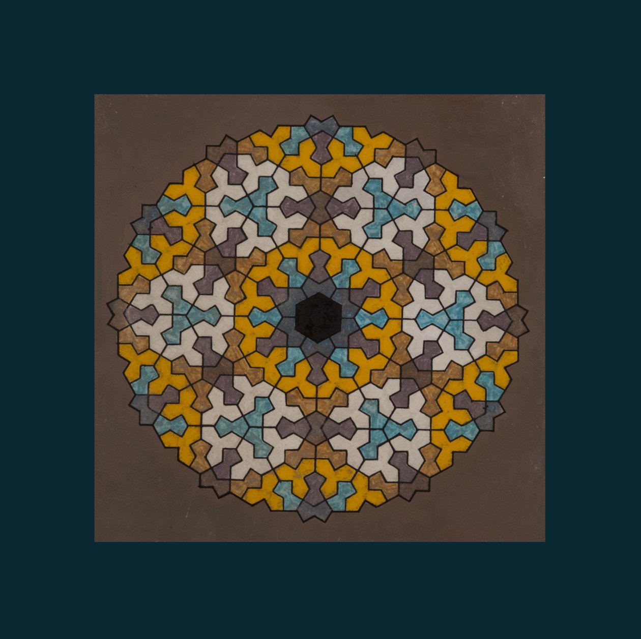 Super Symmetry, 2006 (akryl ombord) av Peter McClure