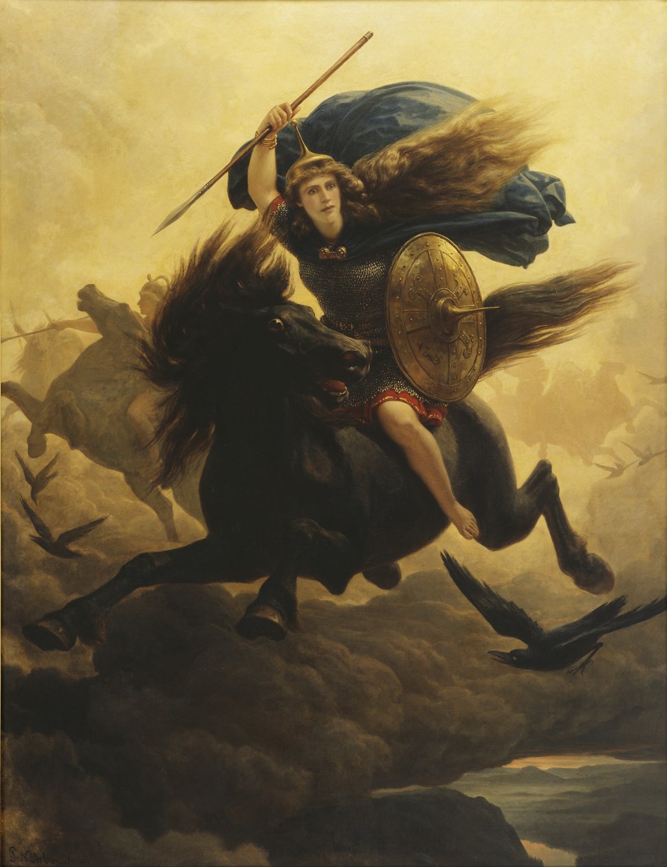 Valkyria, 1865 av Peter Nicolai Arbo