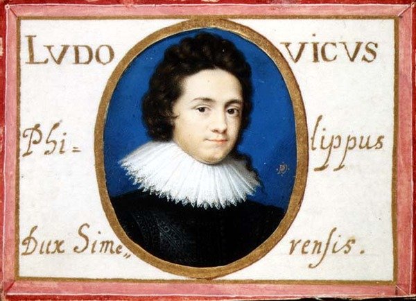Porträtt av Ludwig Philip, hertig av Simmeren (1611-55) av Peter Oliver