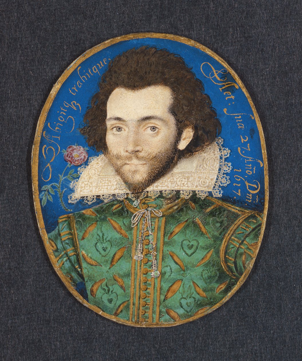 Porträtt av earlen av Pembroke, 1617 av Peter Oliver