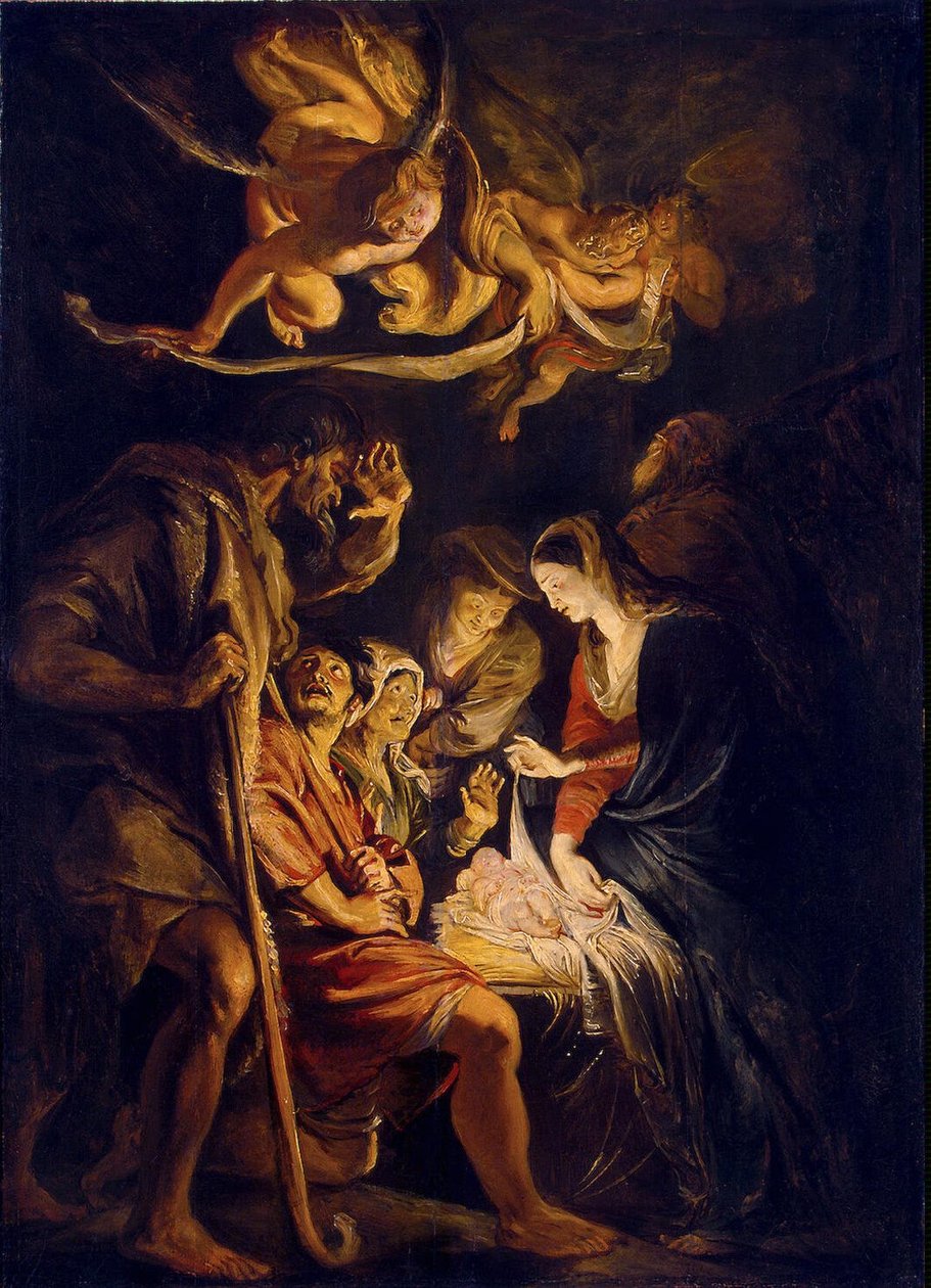  The Adoration of the Shepherds av Peter Paul Rubens