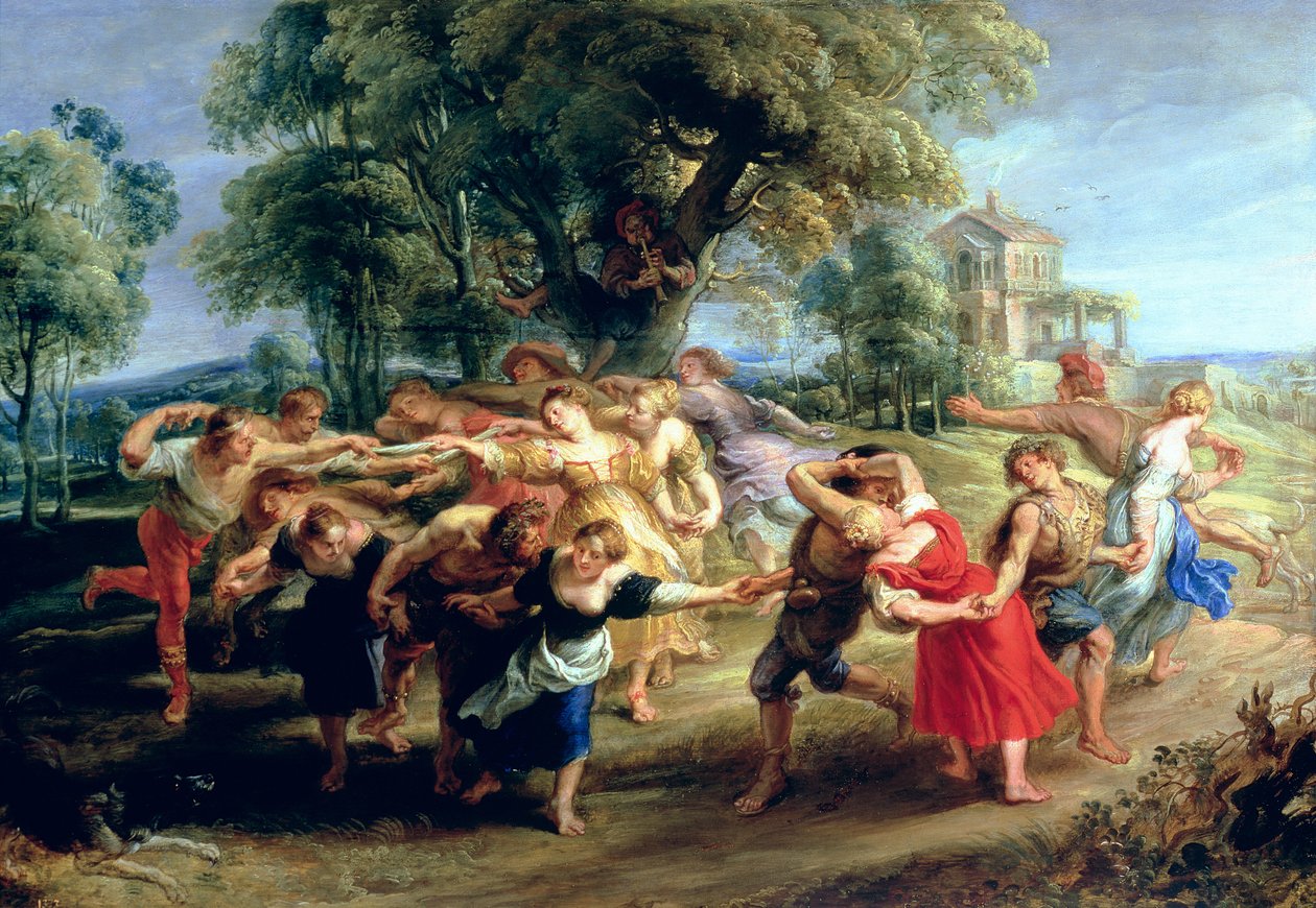 En bonddans, 1636-40 av Peter Paul Rubens