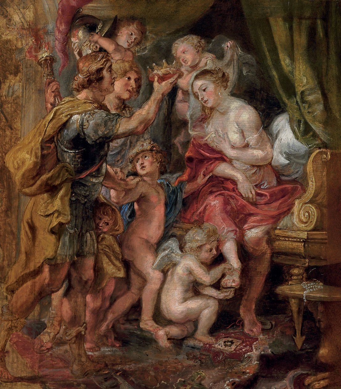 Alexander and Roxana av Peter Paul Rubens